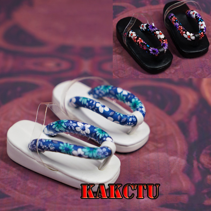 Japanese Lifestyle Shoes - 1/4 1/3 scale BJD Japanese kimono